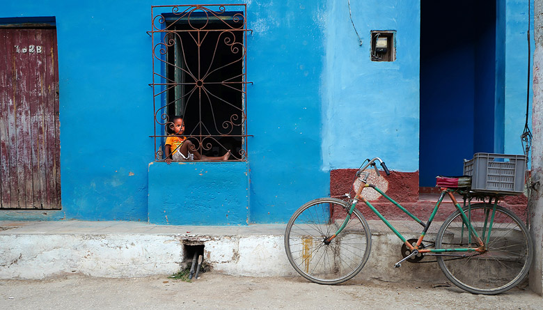 Dans une rue de Trinidad